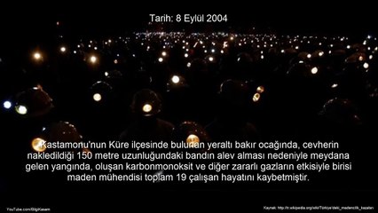 Son 10 Yılda Türkiye'de Meydana Gelmiş Maden Kazaları
