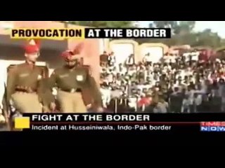 Leaked Video Fight At Wahgah Border  Between Pakistani Solider and Indian Army Solider