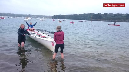 Térénez (29). J'ai testé pour vous... l'aviron en baie de Morlaix