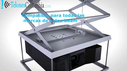 Instalacion de elevador eléctrico de video beam Telones Colombia