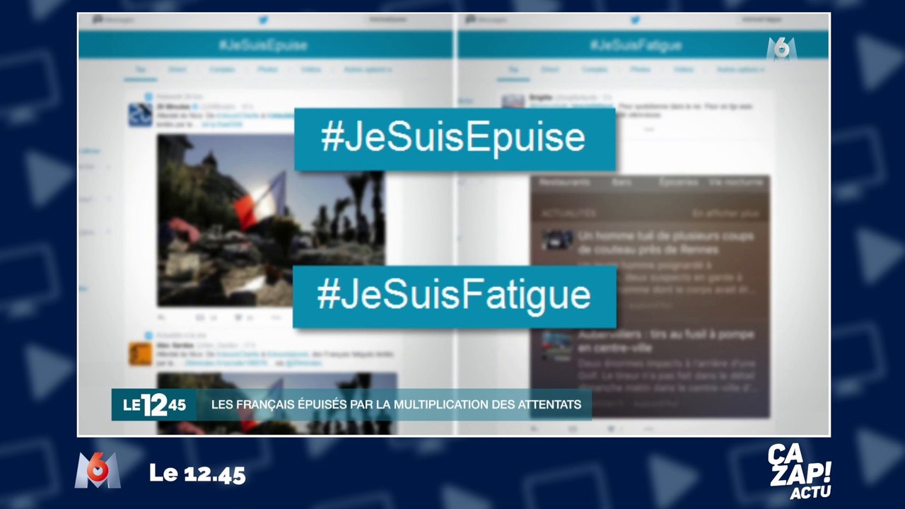 Les Français épuisés après les attentats de ces derniers mois