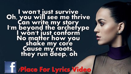 Katy Perry Rise (Lyrics On Screen) [Cover]