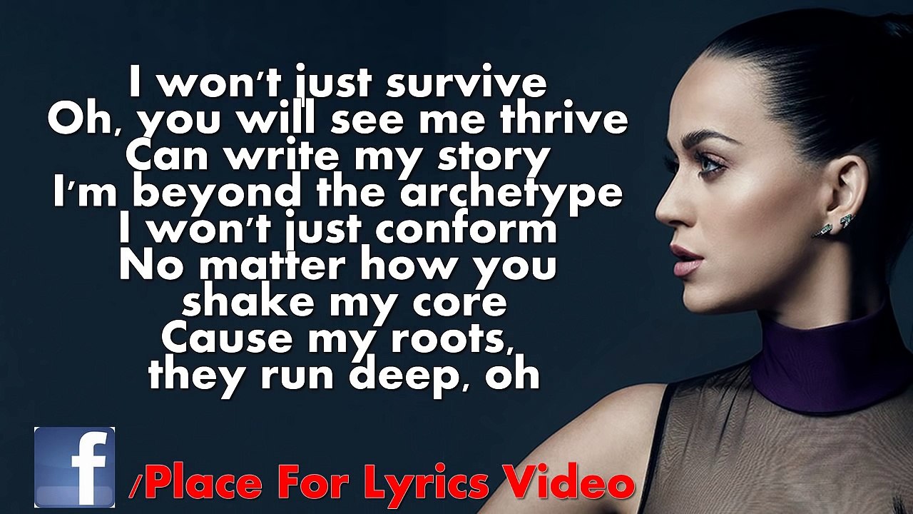 Katy Perry Rise (Lyrics On Screen) [Cover]