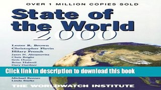 Read State of the World 2000: A Worldwatch Institute Report on Progress Towards a Sustainable