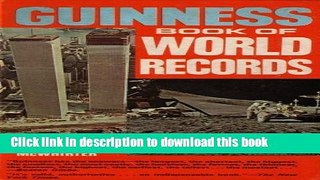 Read Guinness Book of World Records 1972  Ebook Free