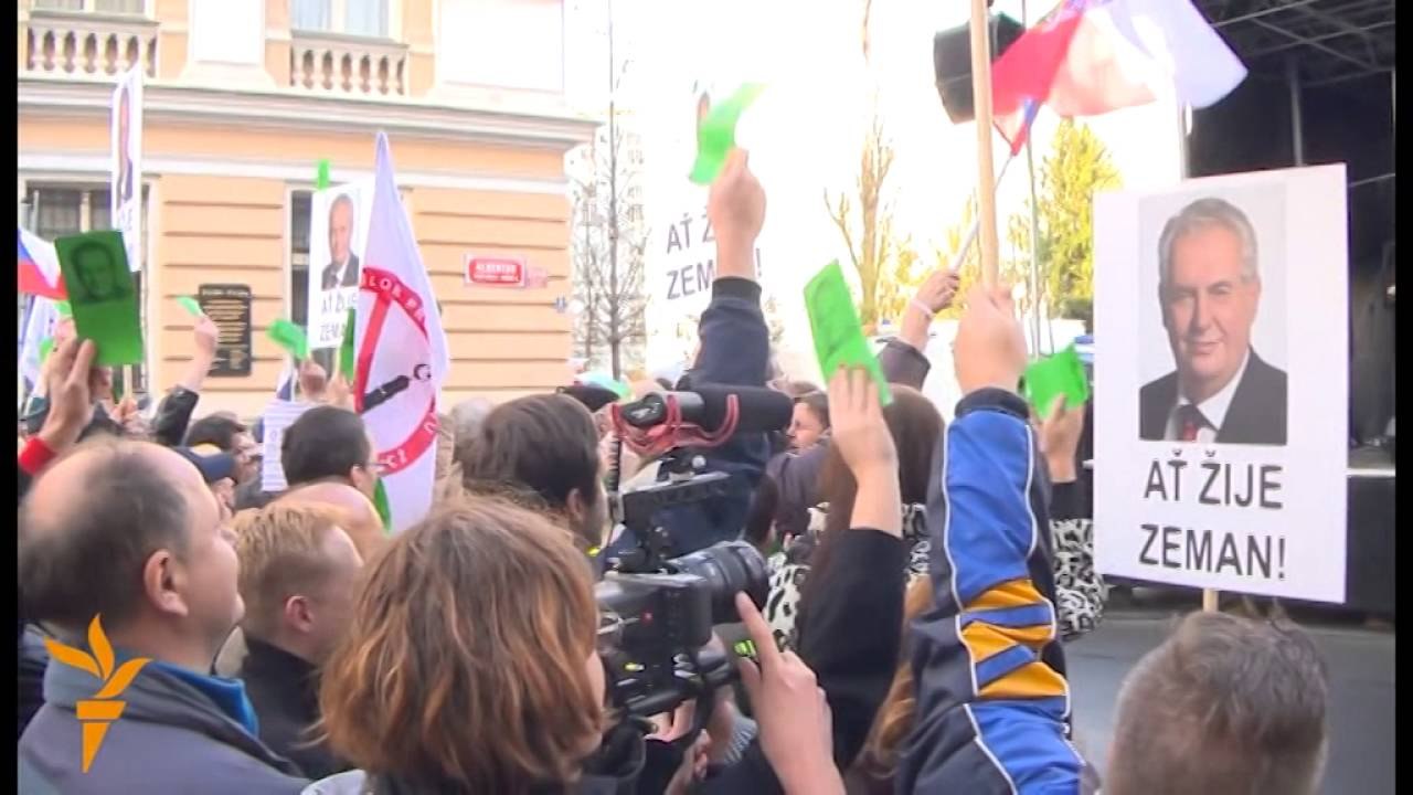 PRESIDENTI ÇEK ZEMAN THA SE NUK DO PENGOJE NJE REFERENDUM PER DALJE NGA BE DHE NATO LAJM