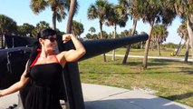 Erica Outdoor Flexing And Biceps Show