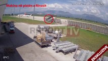 Report TV - Ekskluzive/ Video e grabitjes së 1 mln eurove në aeroportin Nene Tereza