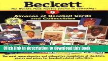 Read Beckett Almanac of Baseball Cards and Collectibles (Beckett Almanac of Baseball Cards