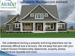 Property Management Company Ashland