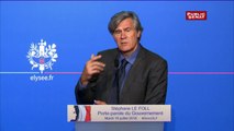 Stéphane le Foll sur la prolongation de l'état d'urgence: 