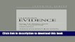 Read Learning Evidence: From the Federal Rules to the Courtroom (Learning Series) Ebook Free
