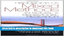 Read Books Handbook of Mixed Methods in Social   Behavioral Research E-Book Download