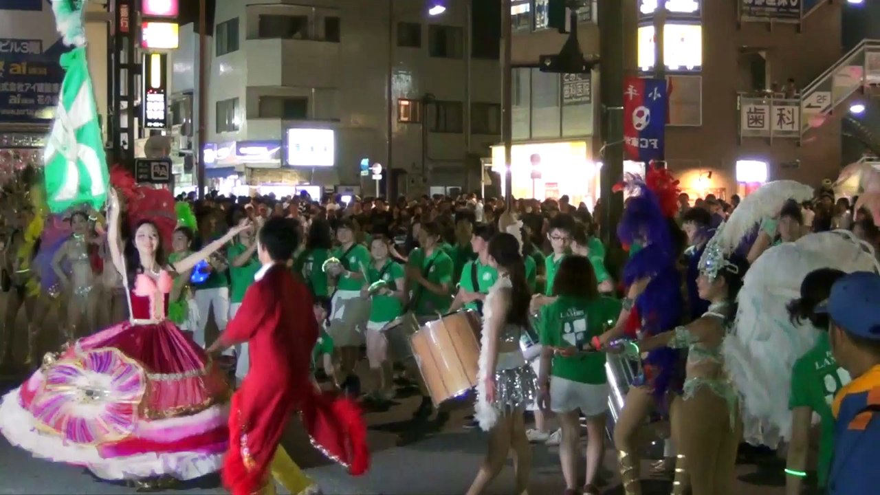 【2016/7/17】花小金井サンバフェスティバル　７　ICU LAMBS　２周目