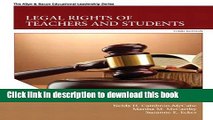 Read Legal Rights of Teachers and Students (3rd Edition) (The Allyn   Bacon Educational