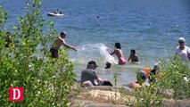 Lac de Saint-Ferréol : la baignade contre la canicule