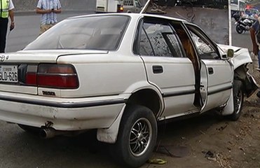 Muerte de una mujer tras aparatoso choque al norte de Guayaquil