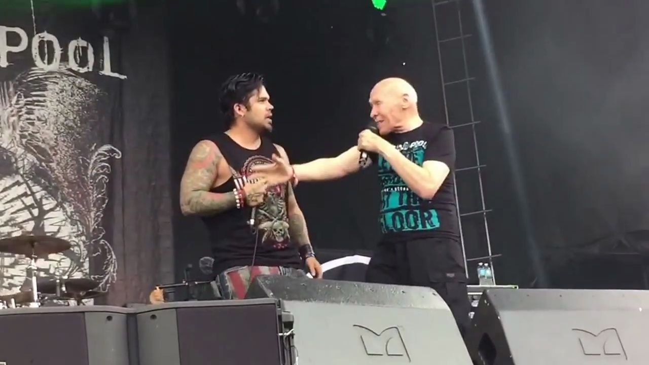 He sings with his favorite metal band 82 years