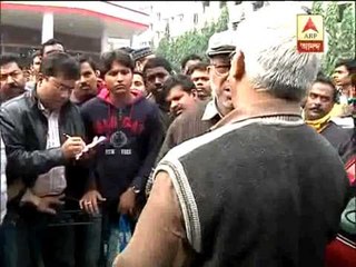 Once contenders  Kabir Suman and Sujan Chakraborty now greet each other