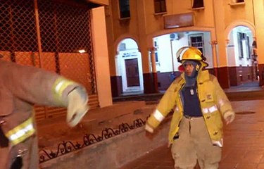 Conato de incendio en el centro de Guayaquil