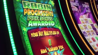 Robin progressive pick @ 50 cent bet