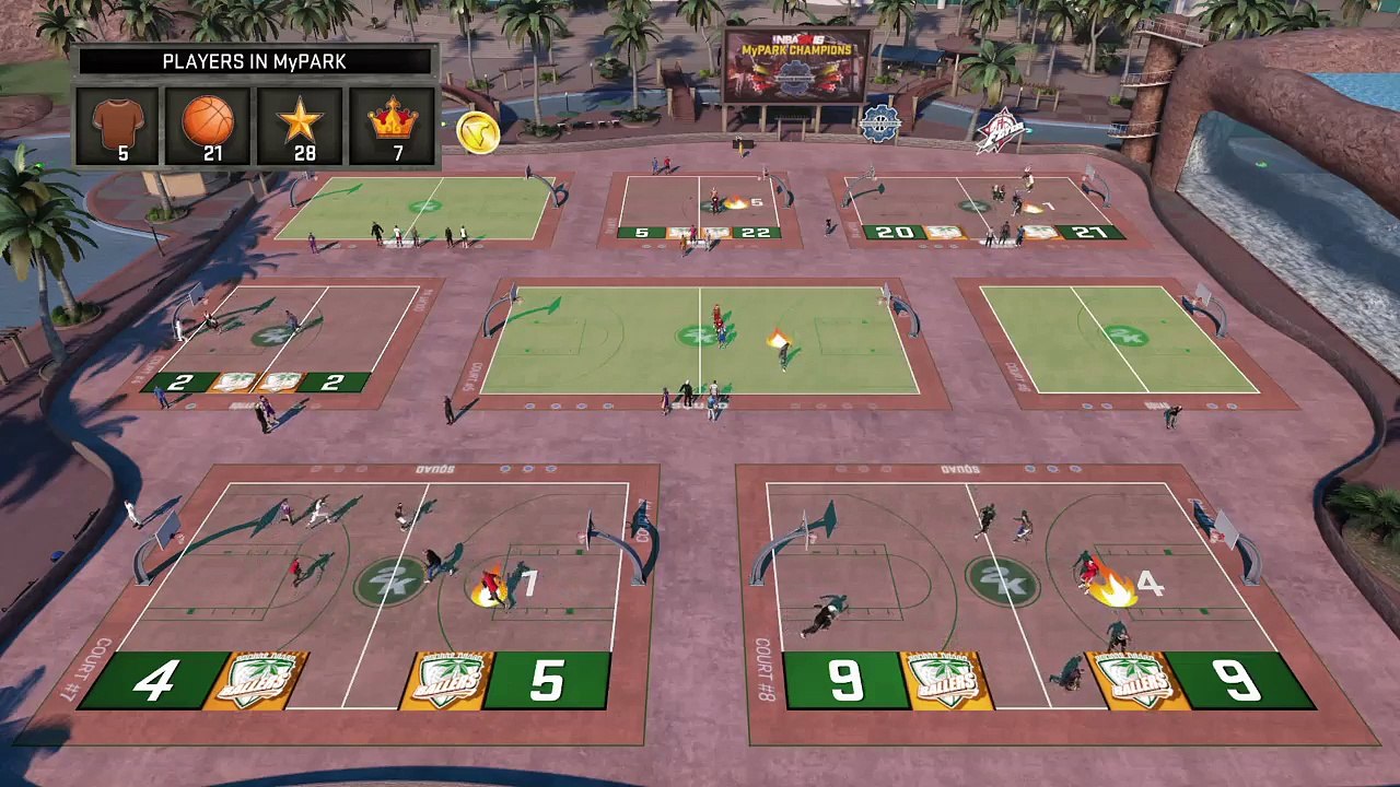 #2K16 | "MYPARK: 6'3" PG - TEAMWORK WORKS" (135)