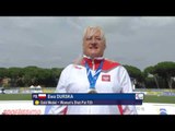 Women's shot put F20 | Victory Ceremony | 2016 IPC Athletics European Championships Grosseto