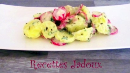 Salade aux pommes de terre et radis