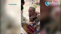 Lady Gaga visita la Casa Hogar de Cabo San Lucas y le canta a niños