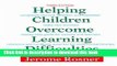PDF Helping Children Overcome Learning Difficulties  EBook