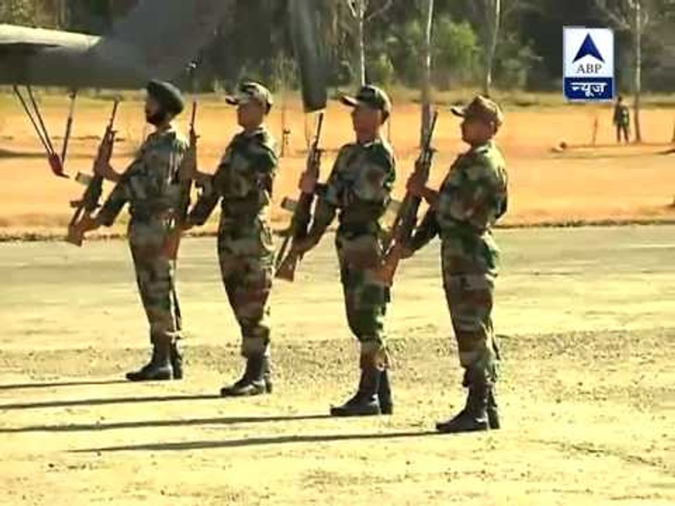 Dead body of martyr Sudhakar Singh reaches at regiment base