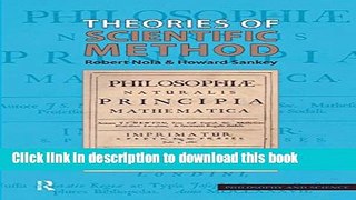 Download Books Theories of Scientific Method: an Introduction (Philosophy and Science) PDF Free