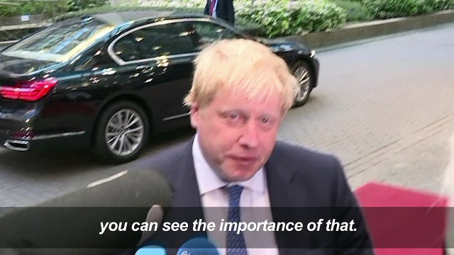 Boris Johnson vows close UK-EU ties on Brussels trip