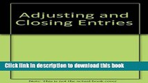 Download Adjusting and Closing Entries Free Books