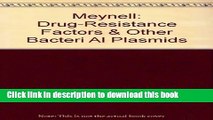 Download Drug-Resistance Factors and Other Bacterial Plasmids  Ebook Free