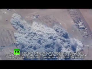 Download Video: Syria airstrikes: Coalition aircraft targets ISIS in simultaneous hits