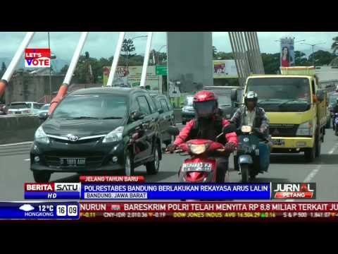 Kurangi Kemacetan, Diberlakukan Rekayasa Arus Lalin di Bandung