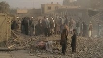 أرشيف- قتلى وجرحى بالغارات الأميركية على أفغانستان