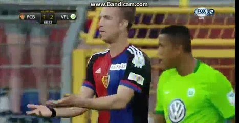 1-2 Marc Janko Goal - Basel 1-2 Wolfsburg - 19-07-2016