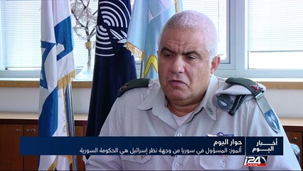 لقاء خاص مع موتي ألموز الناطق العام بلسان الجيش الإسرائيلي