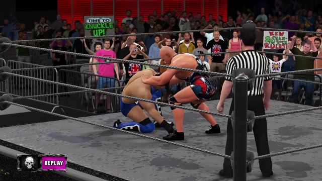 WWE 2K16 ken shamrock v kurt angle highlights