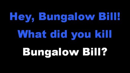 The Beatles - The Continuing Story Of Bungalow Bill - Karaoke - Lyrics