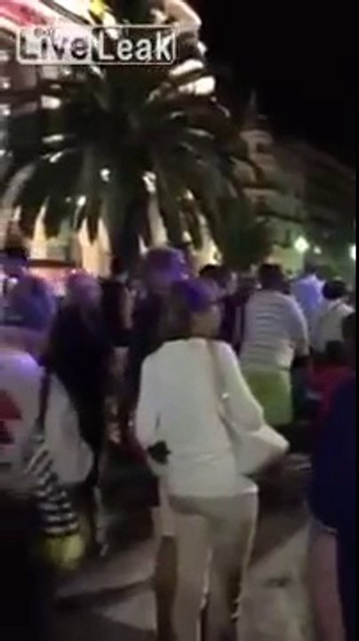 Nice - front view of the truck attack