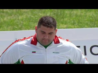 Men's shot put F55 | Victory Ceremony | 2016 IPC Athletics European Championships Grosseto