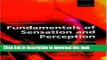 Read Book Fundamentals of Sensation and Perception (Book with CD-ROM) ebook textbooks