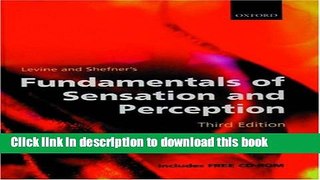 Read Book Fundamentals of Sensation and Perception (Book with CD-ROM) ebook textbooks