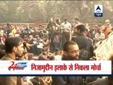 Gangrape protesters stage sit-in on Delhi's Zakir Hussain Marg