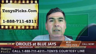 Baltimore Orioles vs. Toronto Blue Jays Pick Prediction MLB Baseball Odds Preview 6-9-2016