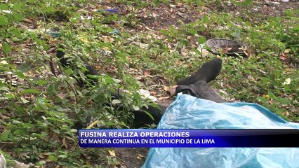 FUSINA realiza operaciones en el municipio de La Lima