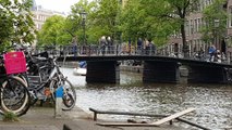 Samuel L Jackson Stunt Double Crashes into Pedalo with Speed Boat on Amsterdam Canal